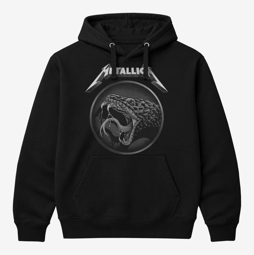 Polerón Canguro Negro de Metallica 91