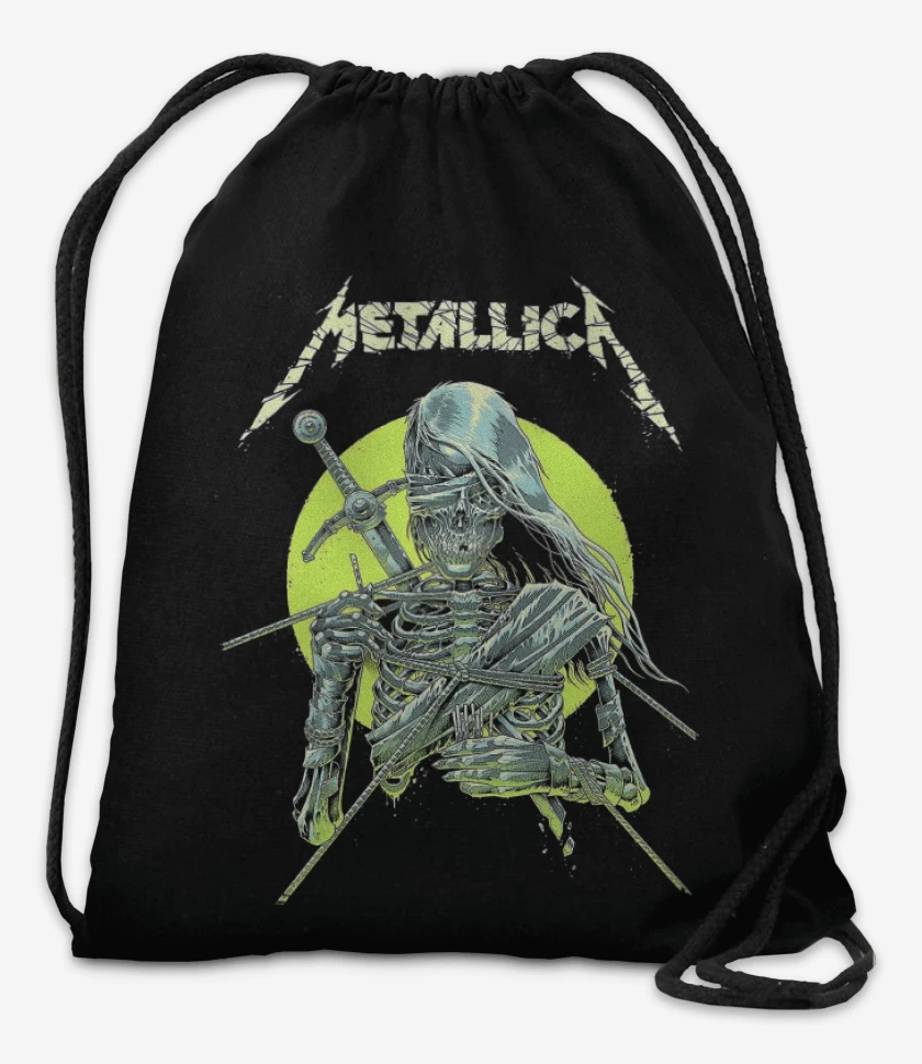Mochila Negro de Metallica Knight