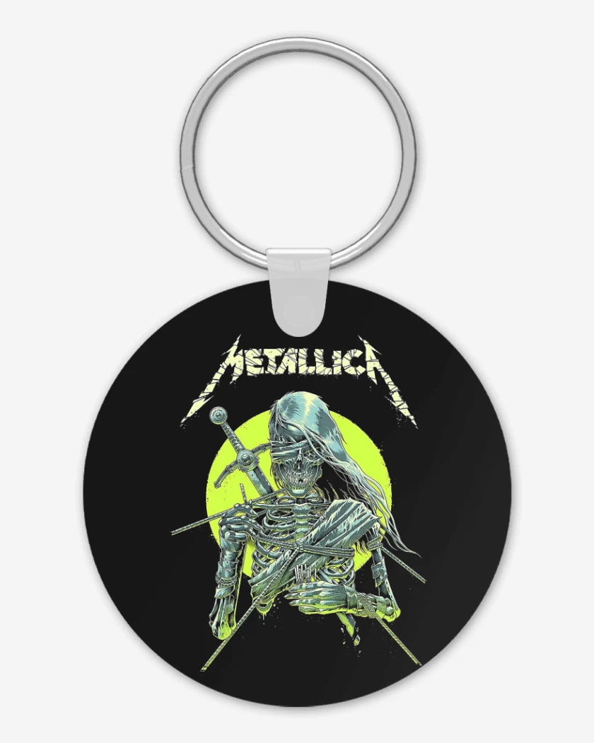 Llavero Negro de Metallica Knight