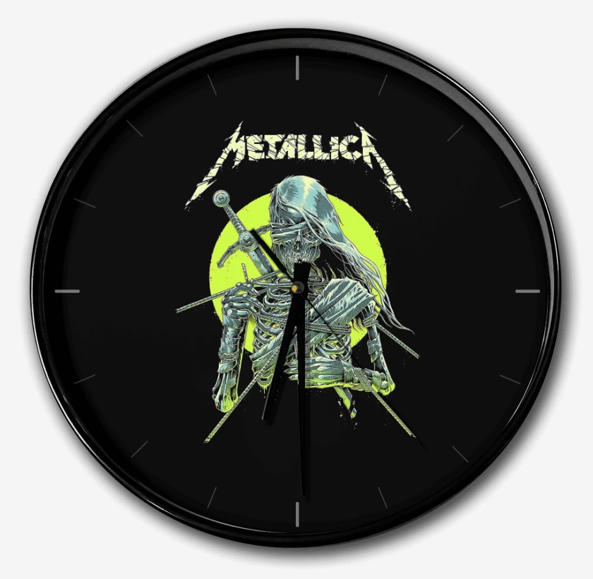 Reloj Negro de Metallica Knight