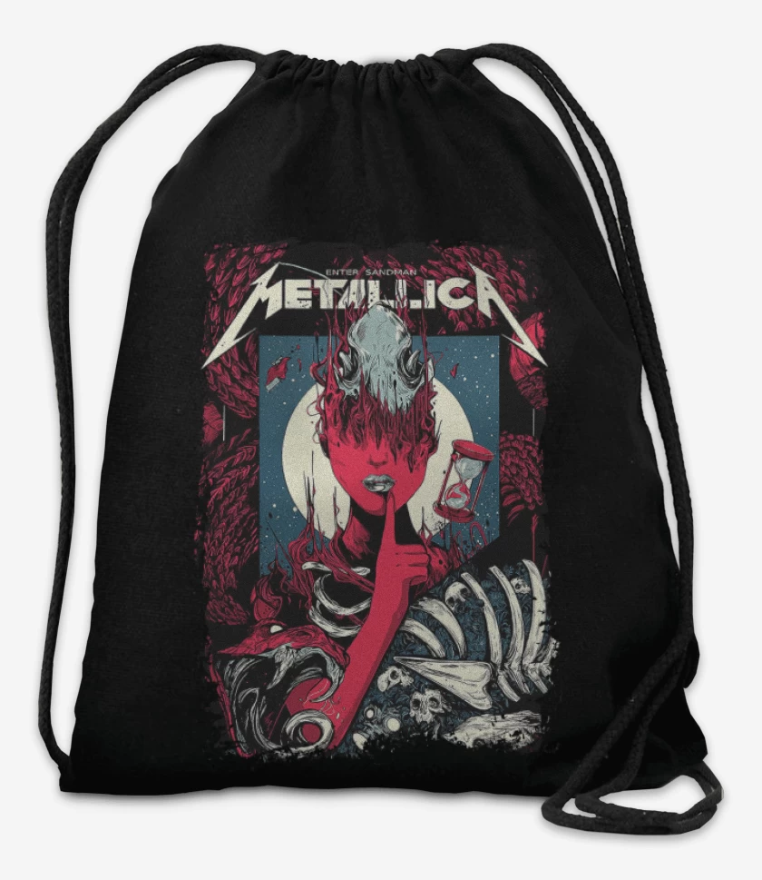 Mochila Negro de Enter Sandman
