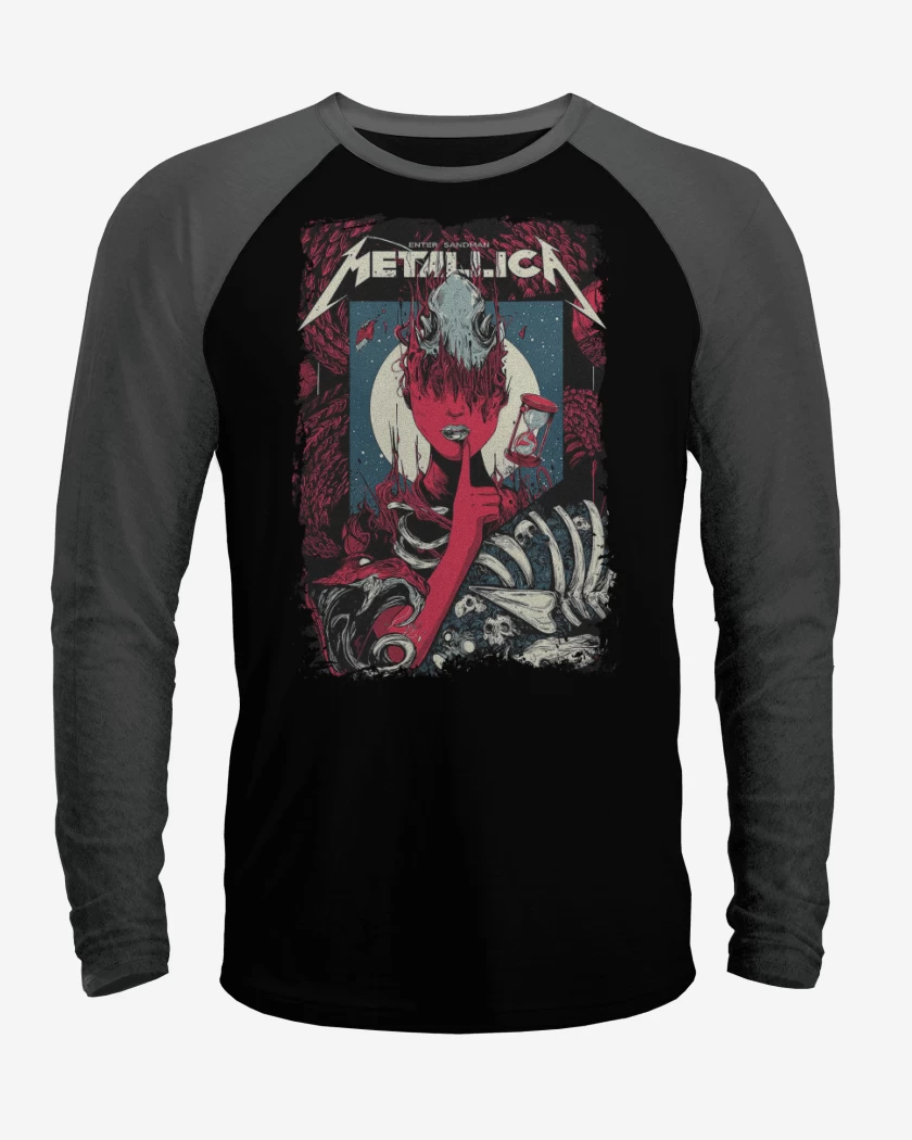 Polera Raglan Enter Sandman
