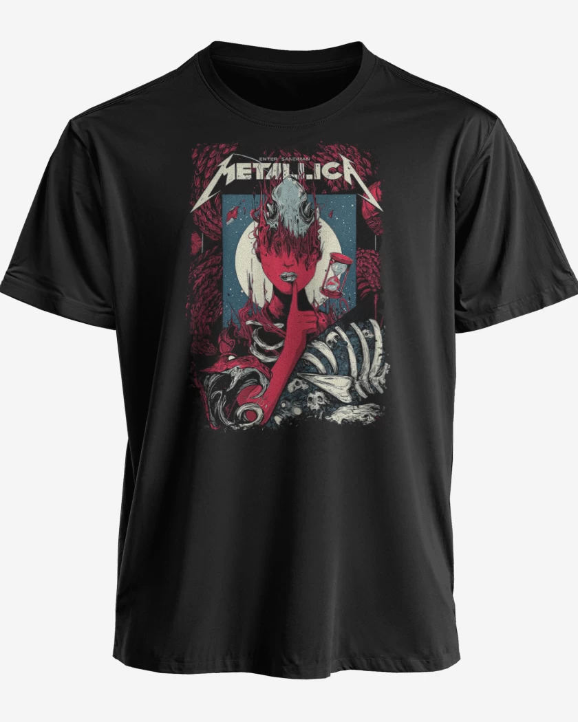 Polera premium Negro de Enter Sandman