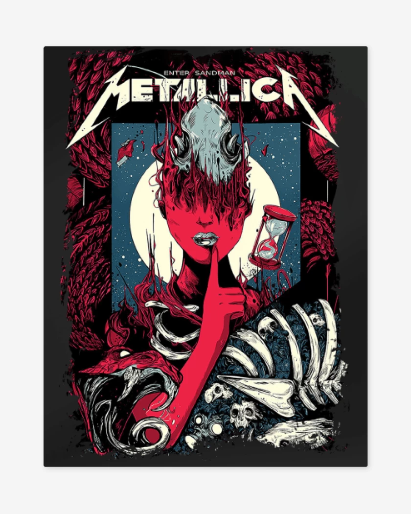 Print metalico Enter Sandman