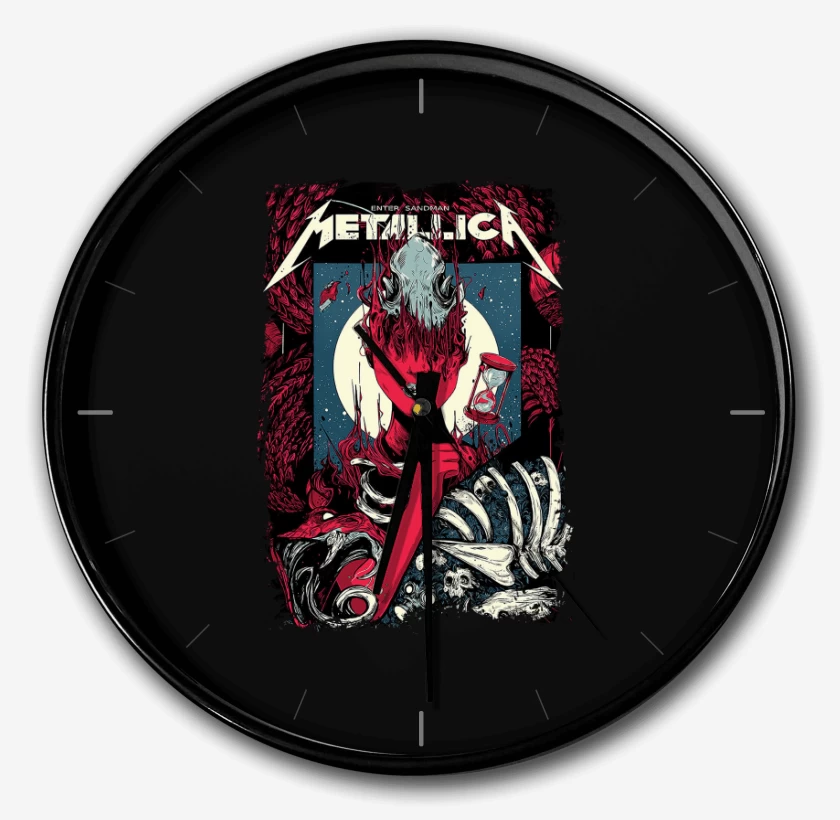 Reloj Negro de Enter Sandman