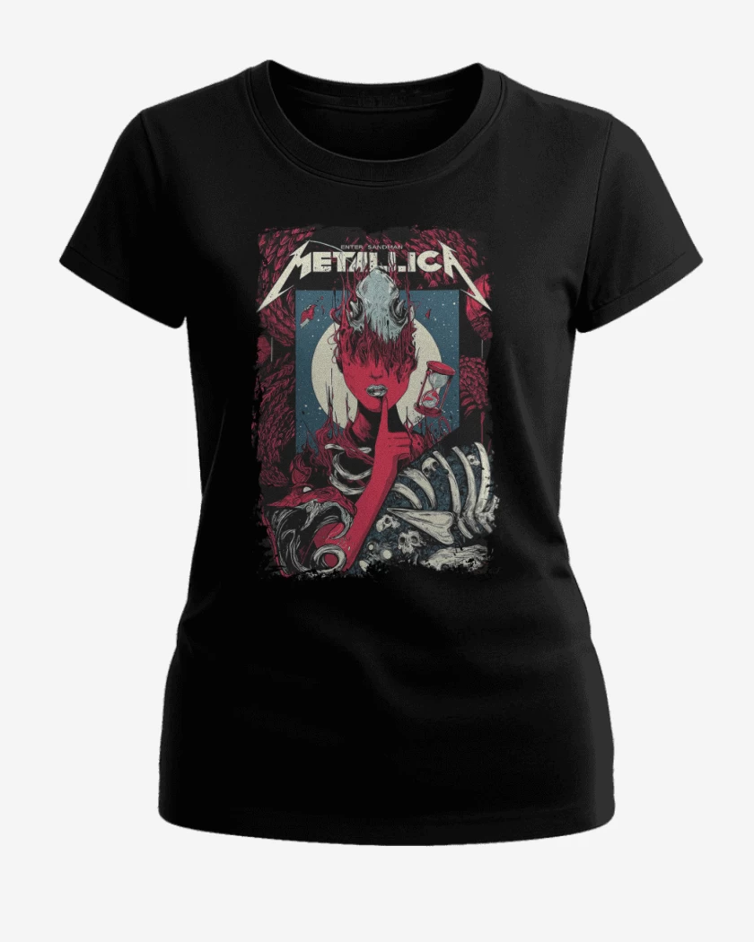 Polera de Mujer Negro de Enter Sandman