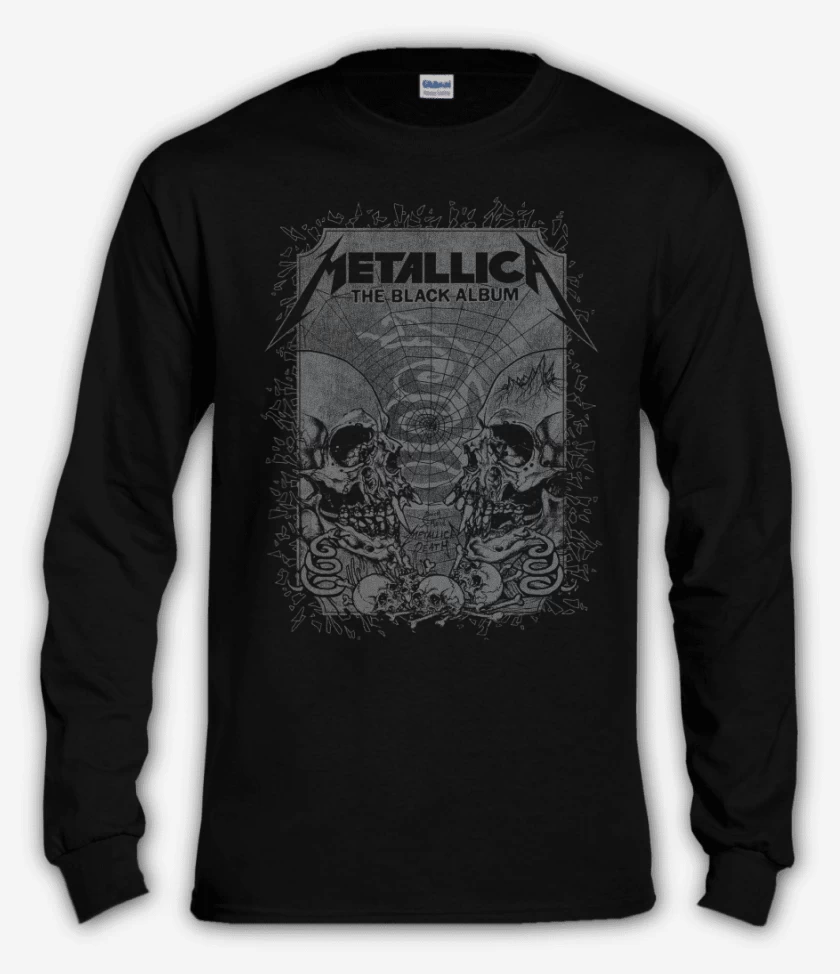 Polera manga larga Negro de Album Negro
