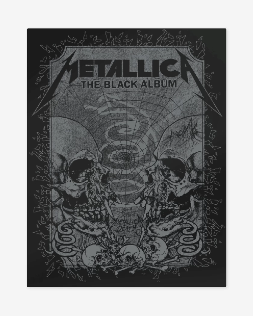 Print metalico Album Negro