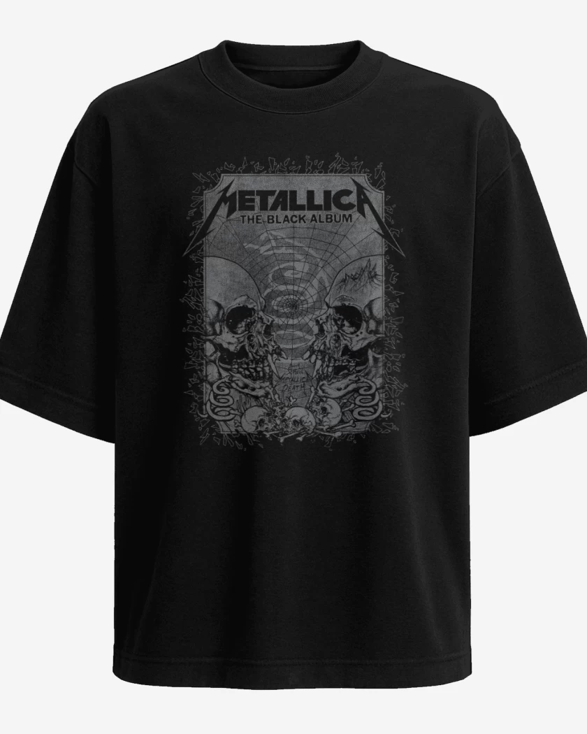 Polera Oversize Album Negro