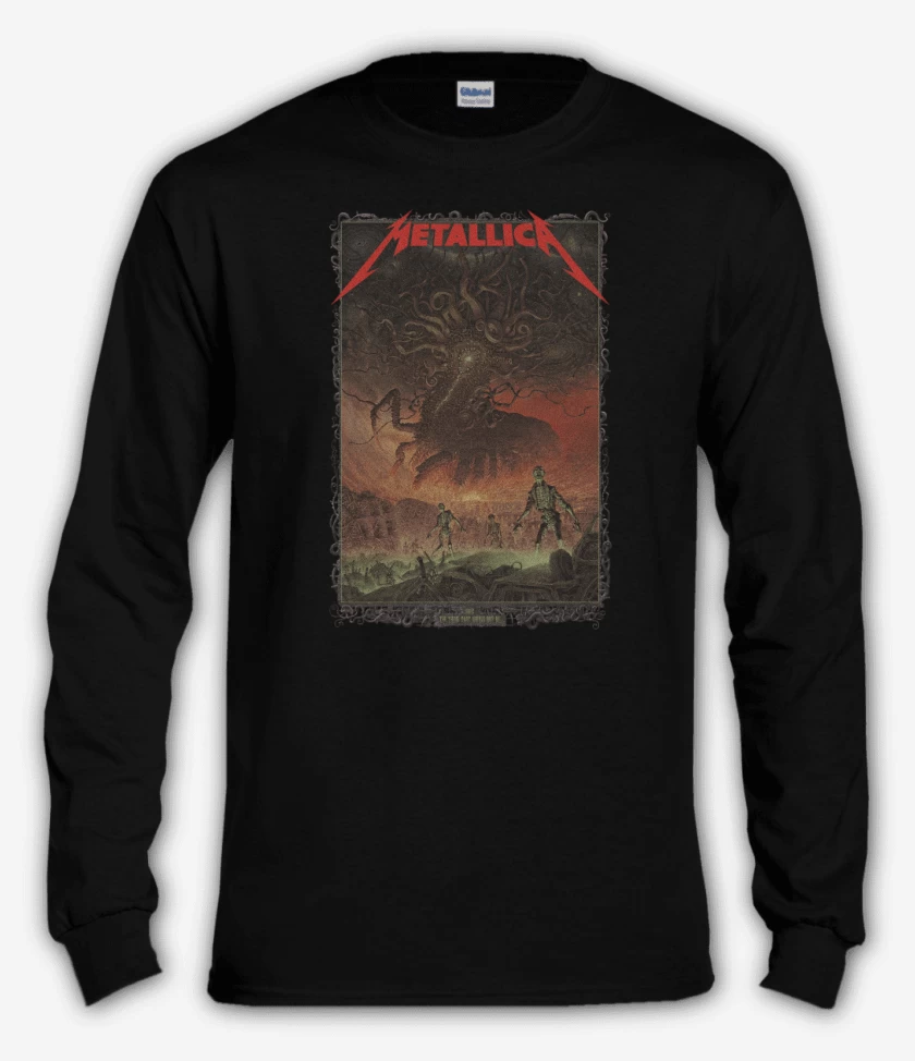Polera manga larga Negro de The Thing That Should Not Be