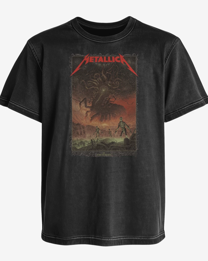 Polera desgastada Negro de The Thing That Should Not Be