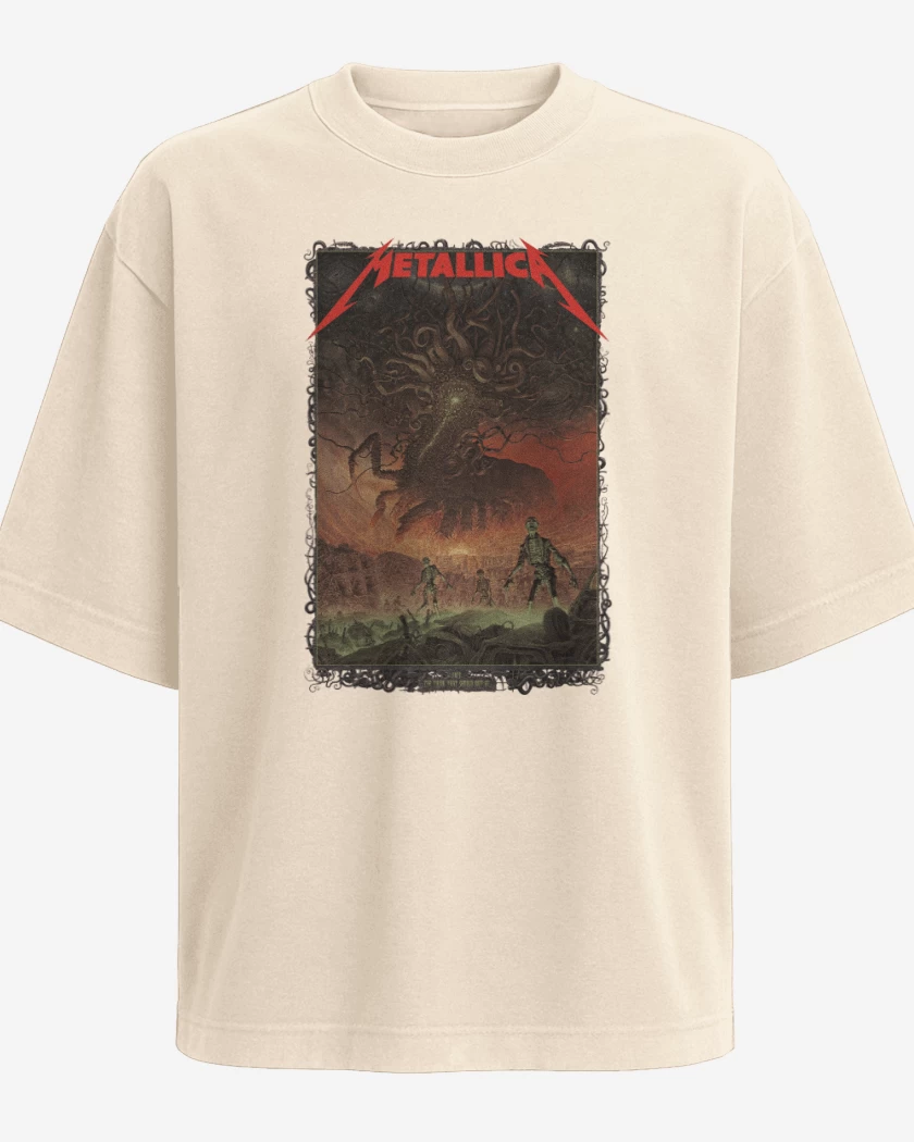Polera Oversize Beige de The Thing That Should Not Be