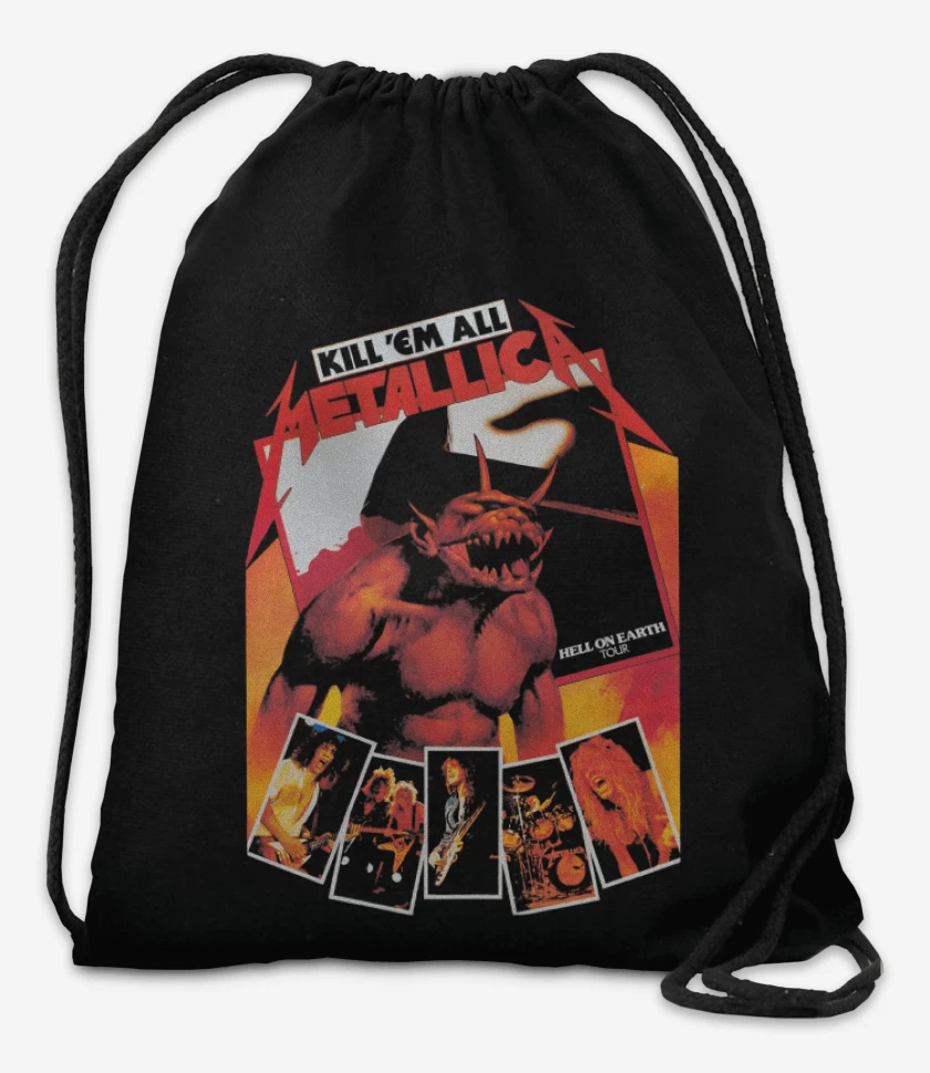 Mochila Negro de Hell on Earth Tour