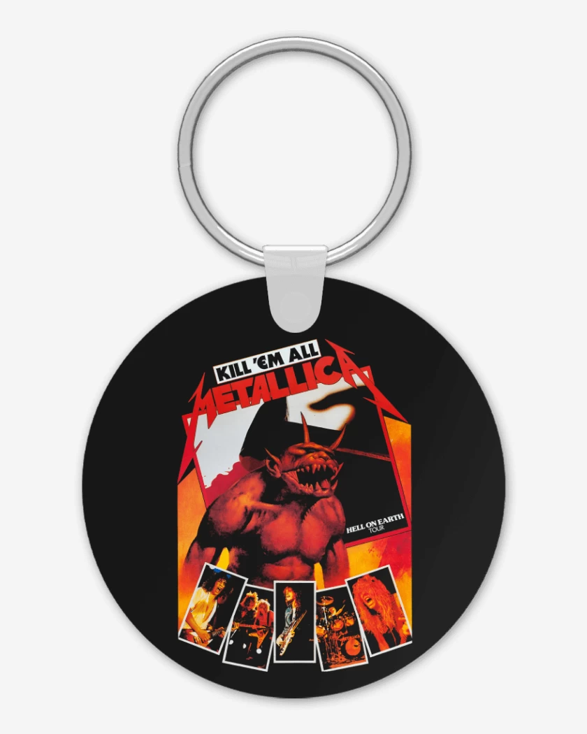 Llavero Negro de Hell on Earth Tour