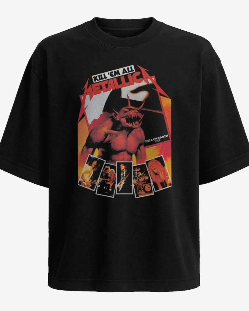 Polera Oversize Hell on Earth Tour