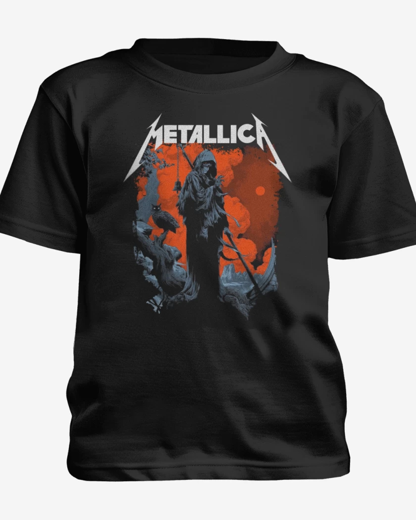 Polera de niño Negro de Reaper Metallica