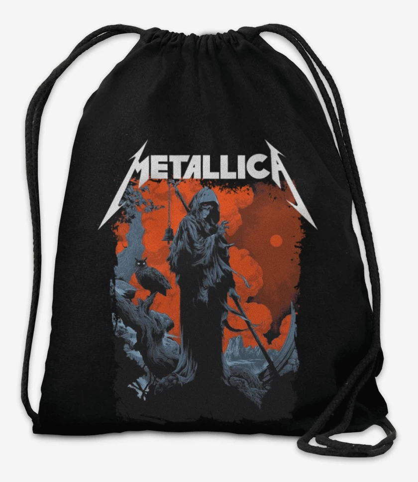Mochila Negro de Reaper Metallica