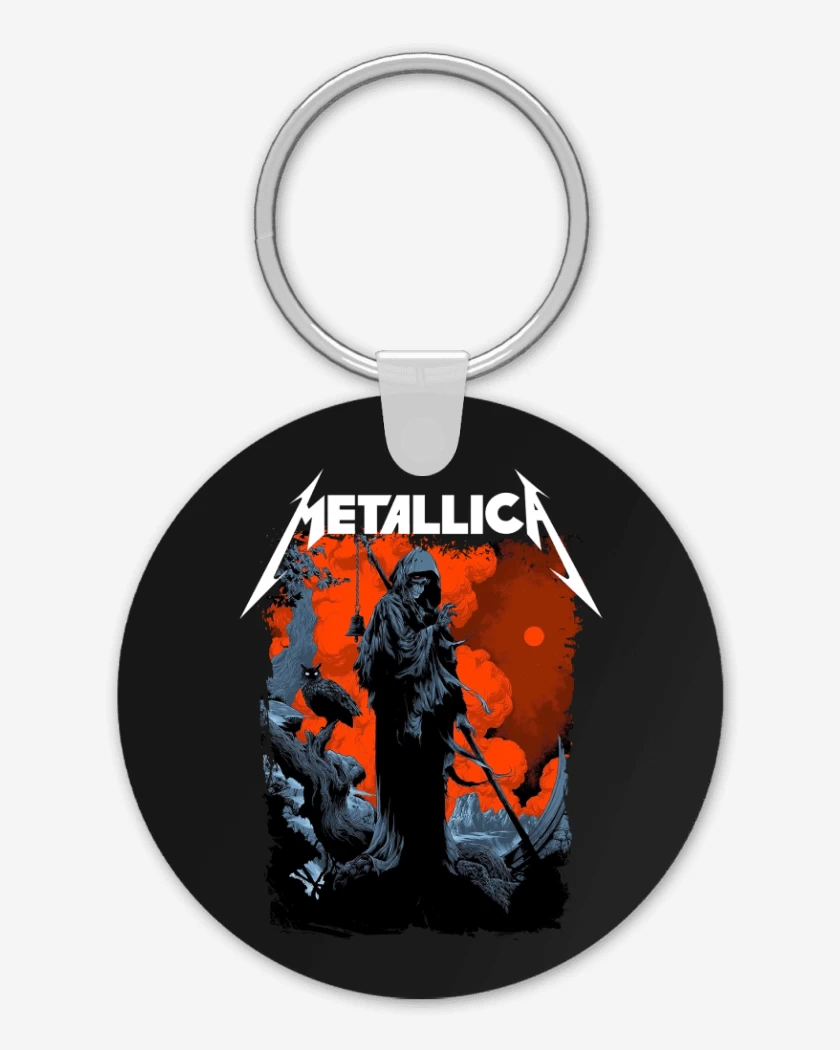 Llavero Negro de Reaper Metallica