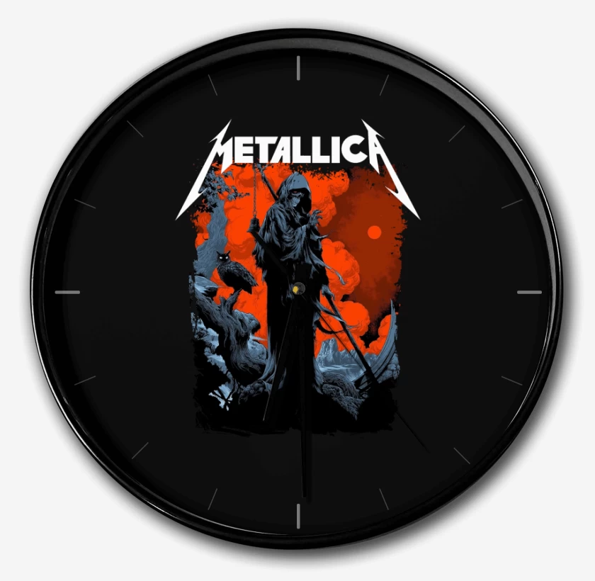 Reloj Negro de Reaper Metallica