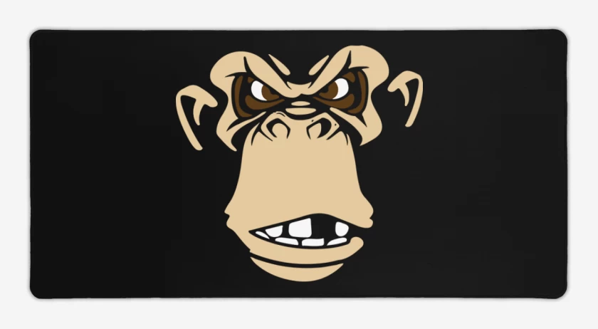 Mouse pad Gamer Negro de Gorila 2