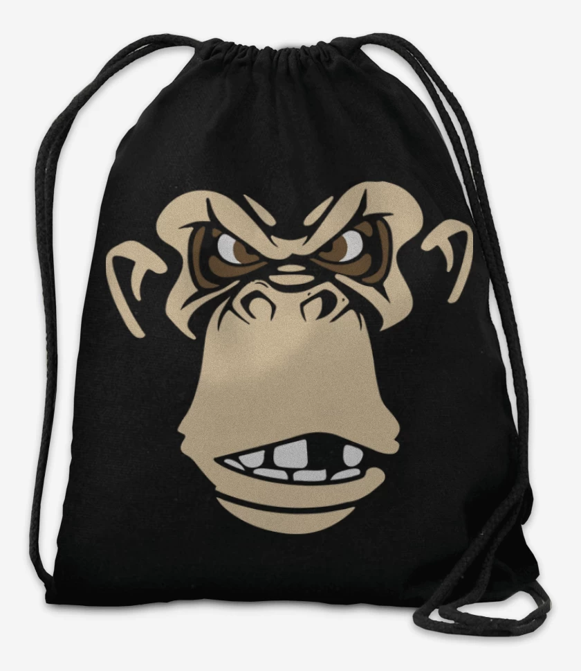 Mochila Negro de Gorila 2