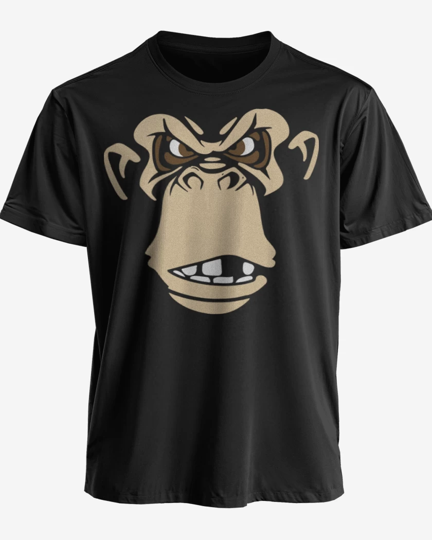 Polera premium Negro de Gorila 2