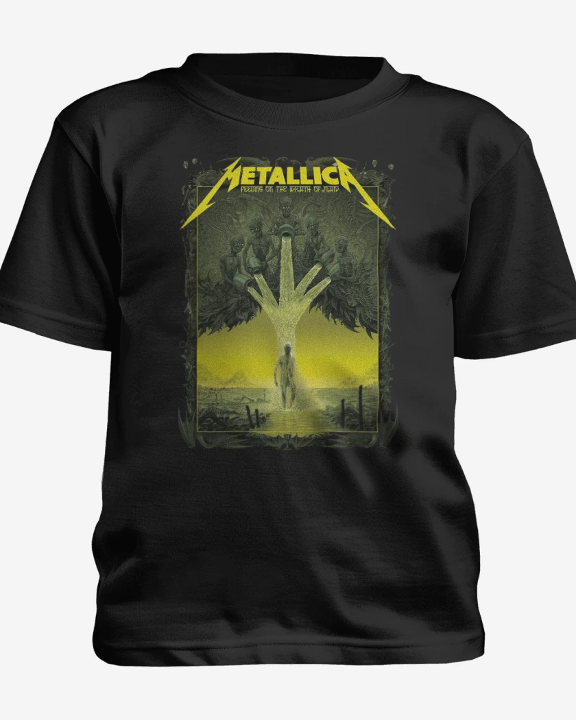 Polera de niño Negro de Feeding on the Wrath of Man 