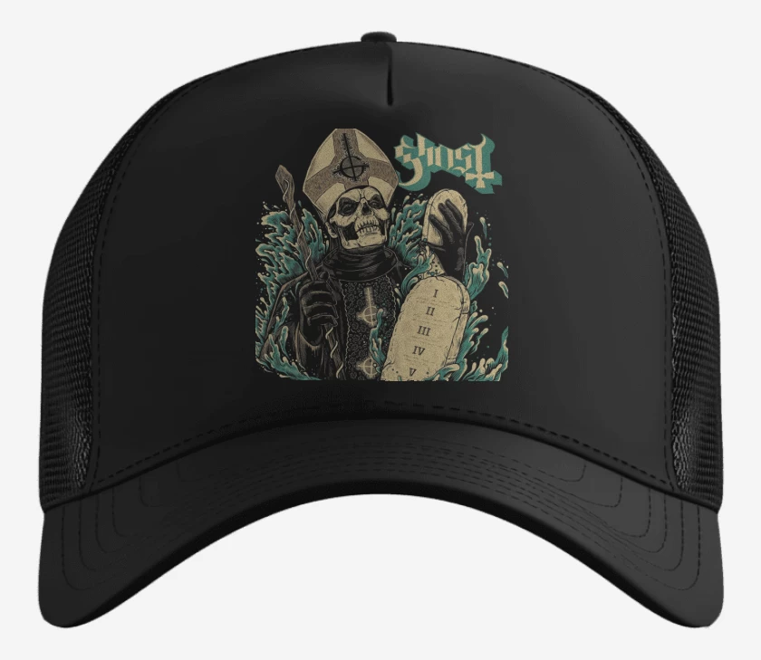 Gorro Negro de Ghost 13 Commandments