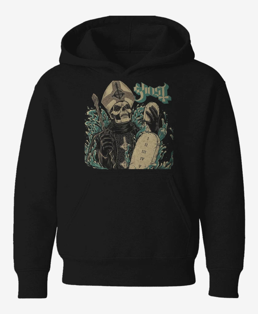 Poleron de niño Negro de Ghost 13 Commandments