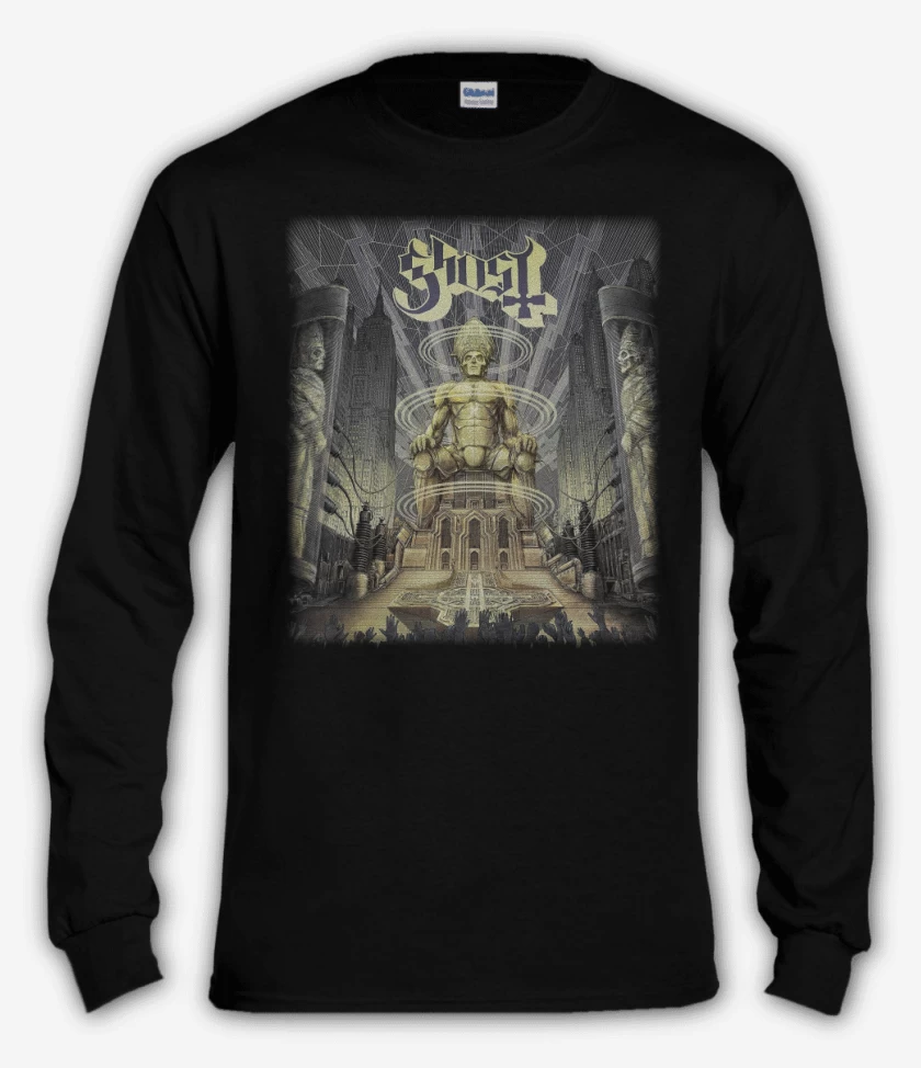Polera manga larga Negro de Ghost Ceremony and Devotion