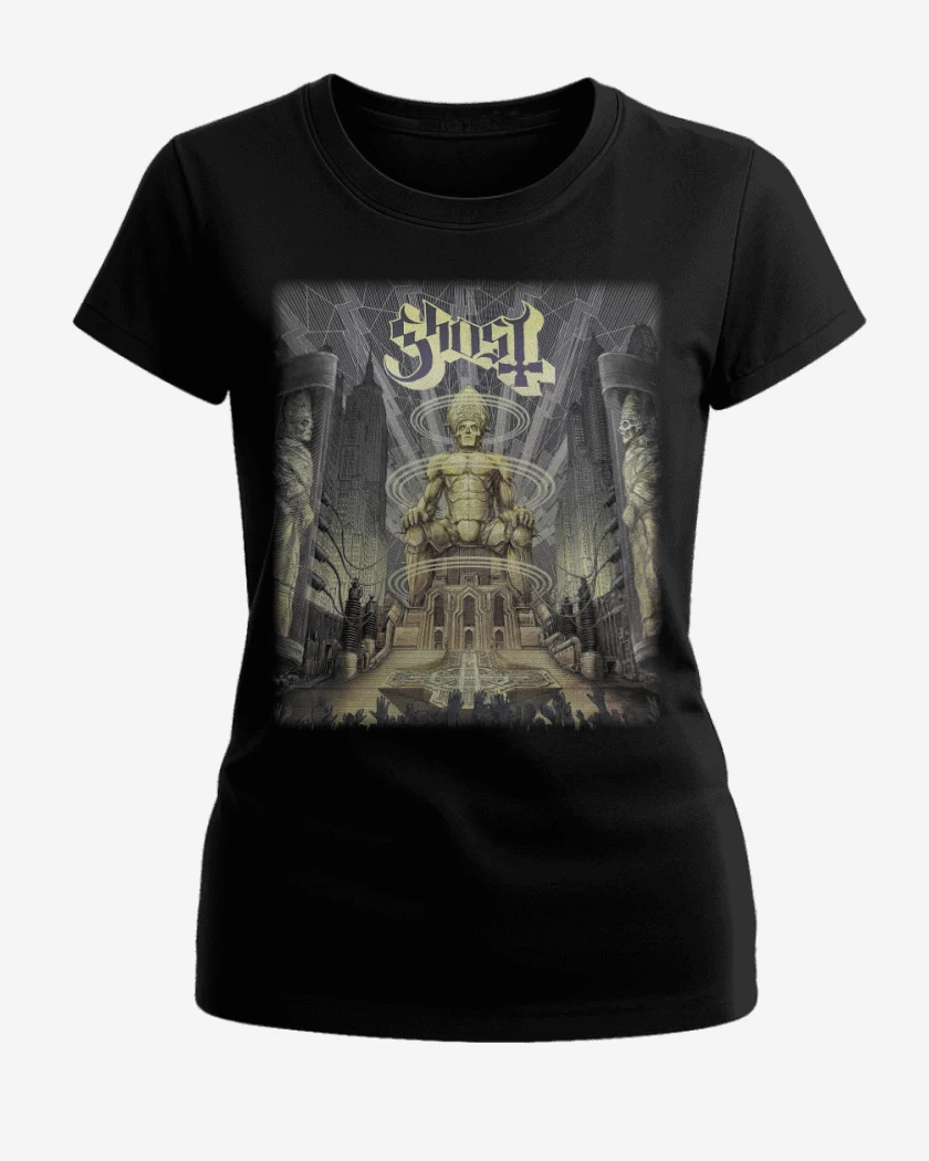 Polera de Mujer Negro de Ghost Ceremony and Devotion
