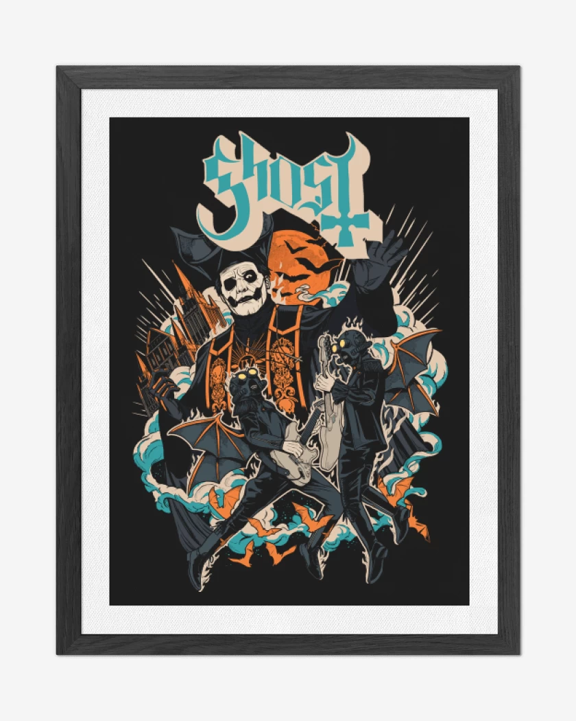 Cuadro decorativo Ghost Papa IV y Ghouls