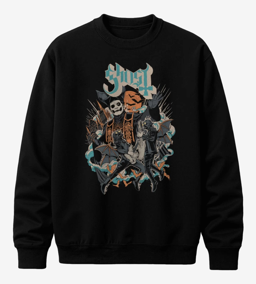 Poleron polo Ghost Papa IV y Ghouls