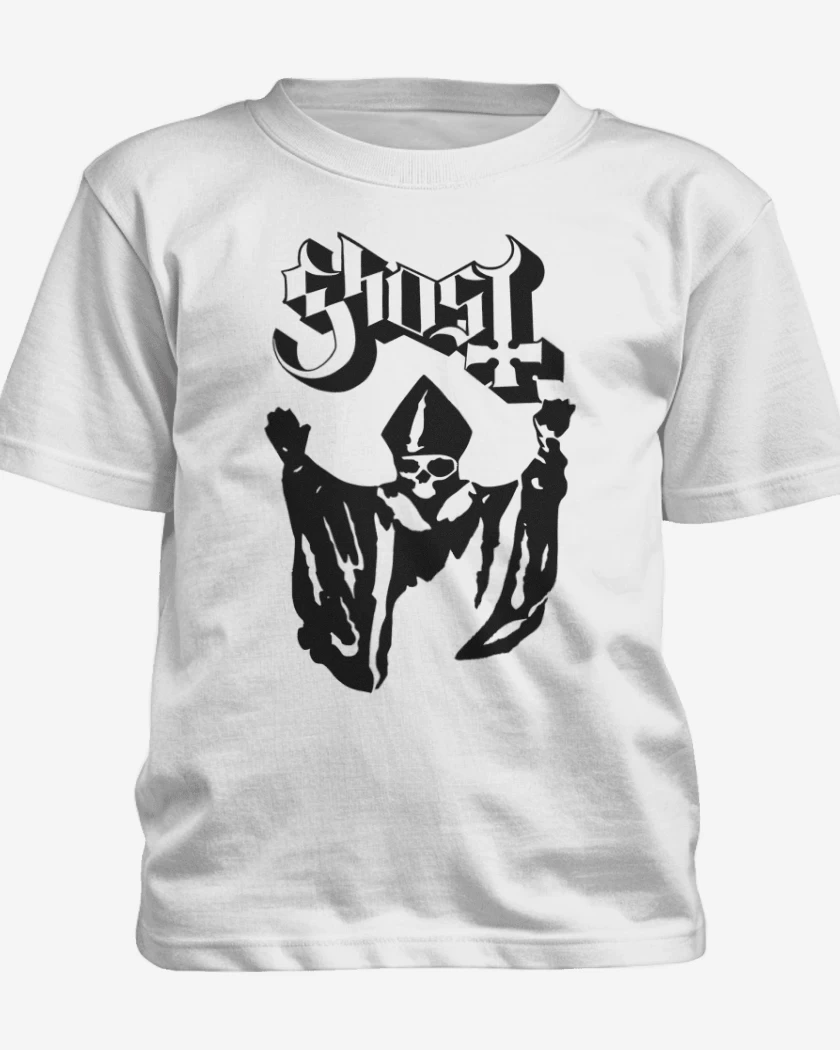 Polera de niño Blanco de Ghost Demo