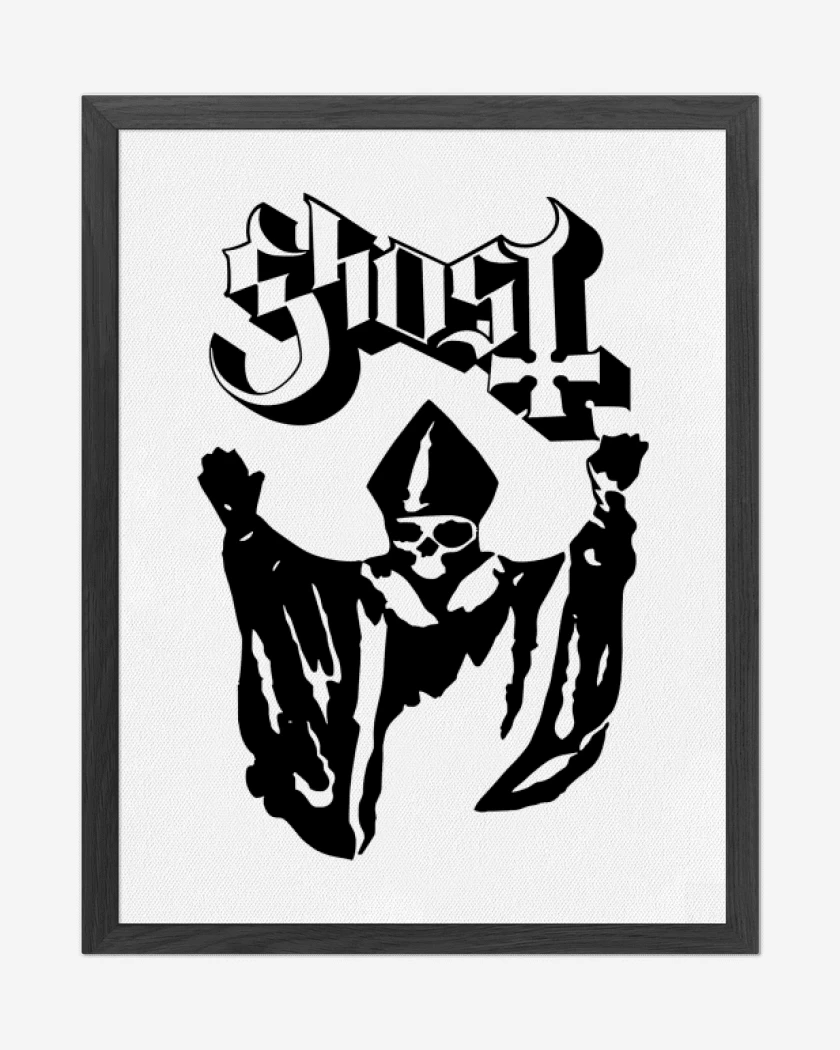 Cuadro decorativo Blanco de Ghost Demo