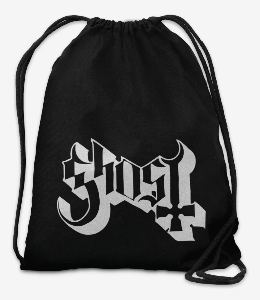 Mochila Negro de Ghost Logo