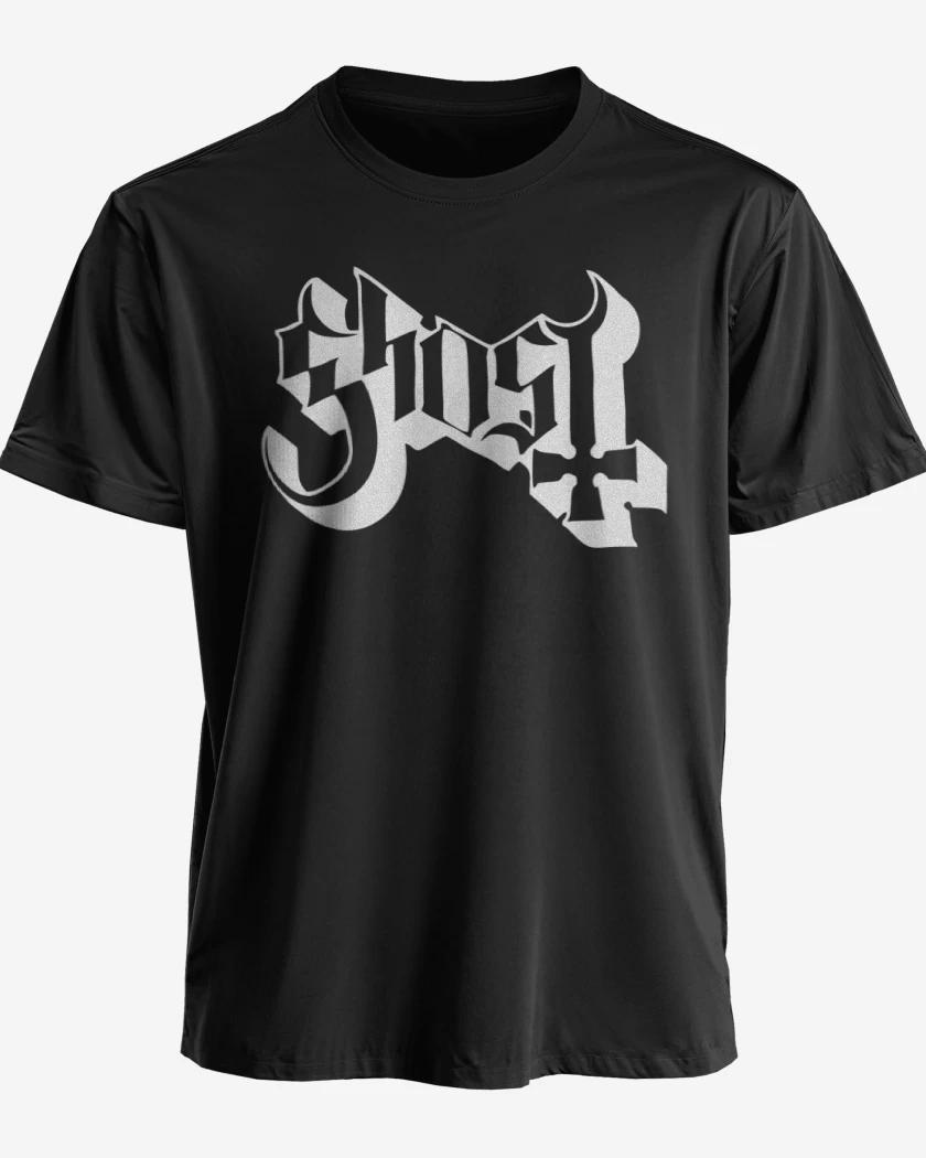Polera premium Negro de Ghost Logo