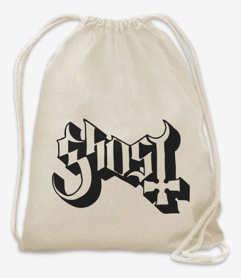 Mochila Blanco de Ghost Logo Blanco