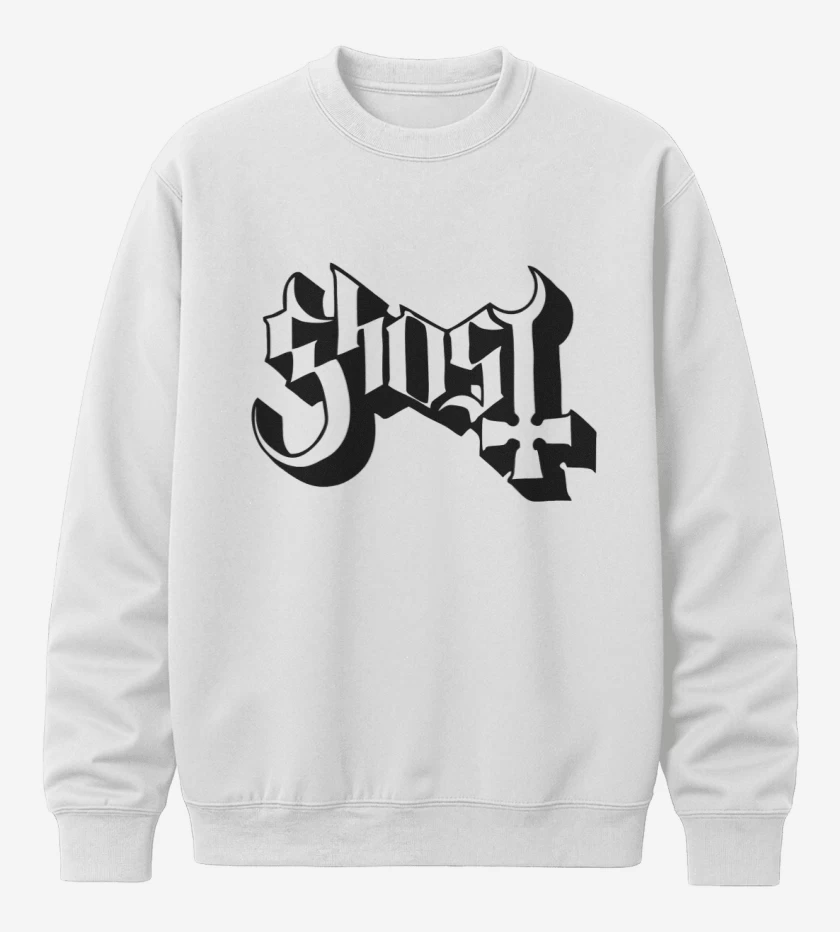 Poleron polo Ghost Logo Blanco