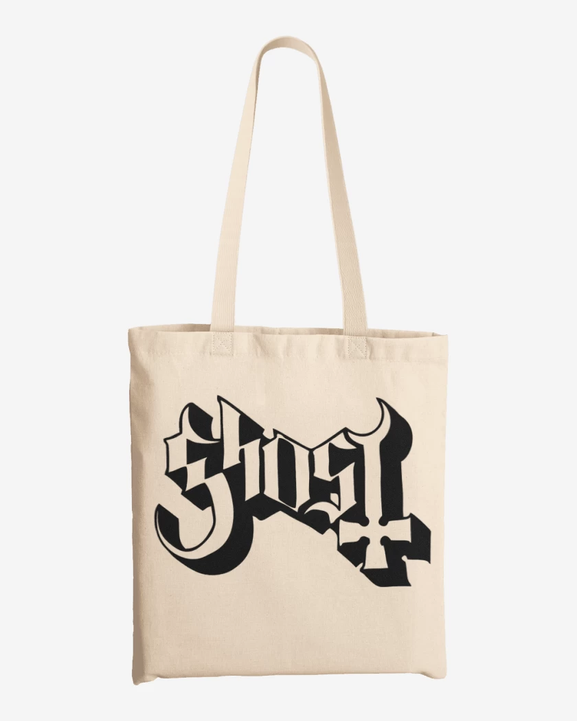 Totebag Ghost Logo Blanco