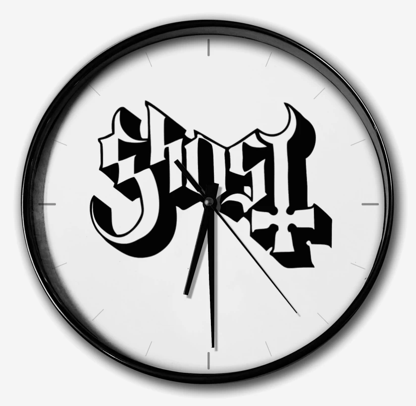 Reloj Blanco de Ghost Logo Blanco