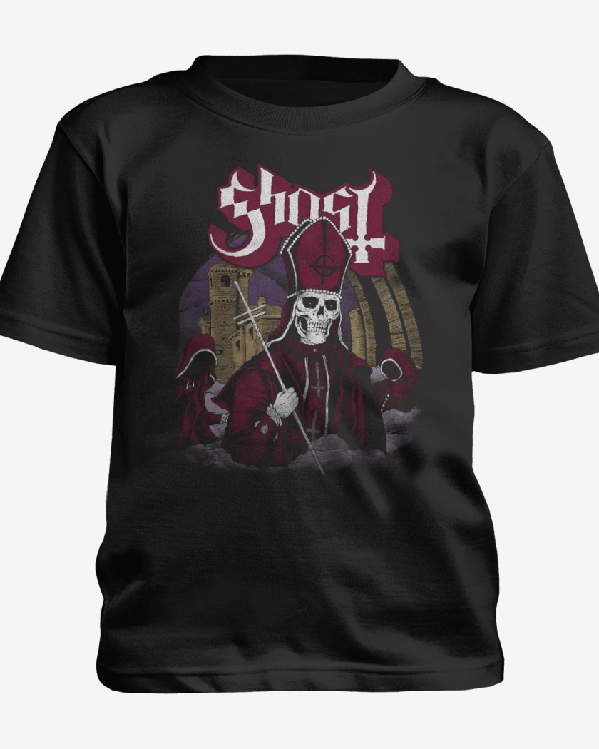 Polera de niño Negro de Ghost Secular Haze