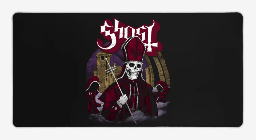 Mouse pad Gamer Negro de Ghost Secular Haze