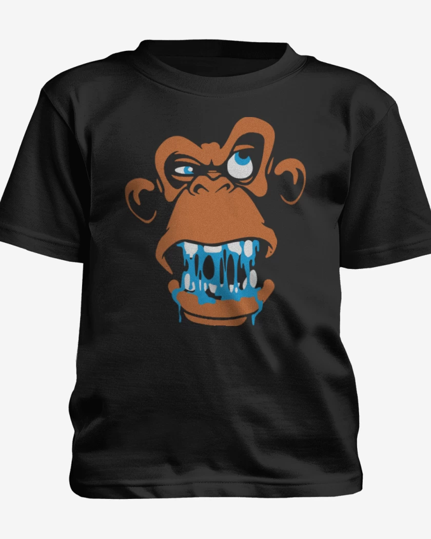 Polera de niño Negro de Gorila 3