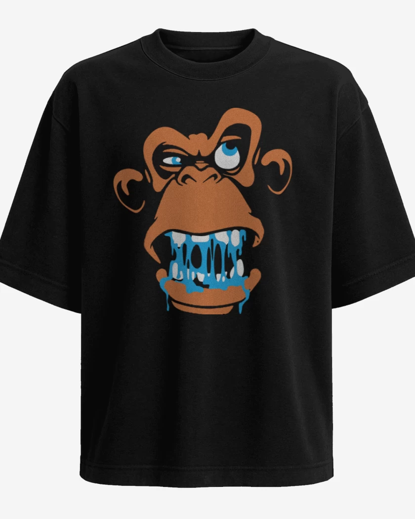 Polera Oversize Negro de Gorila 3