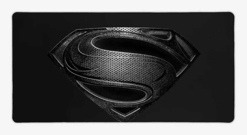 Mouse pad Gamer Negro de Superman black suit