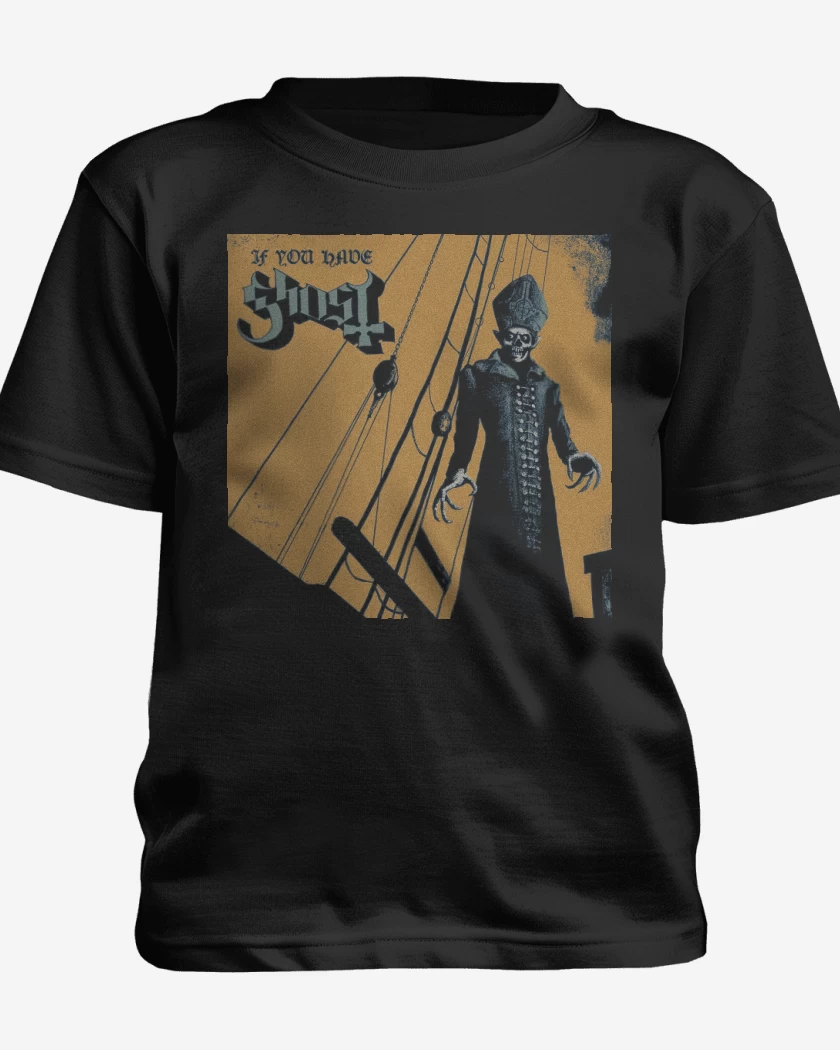 Polera de niño Negro de Ghost If You Have