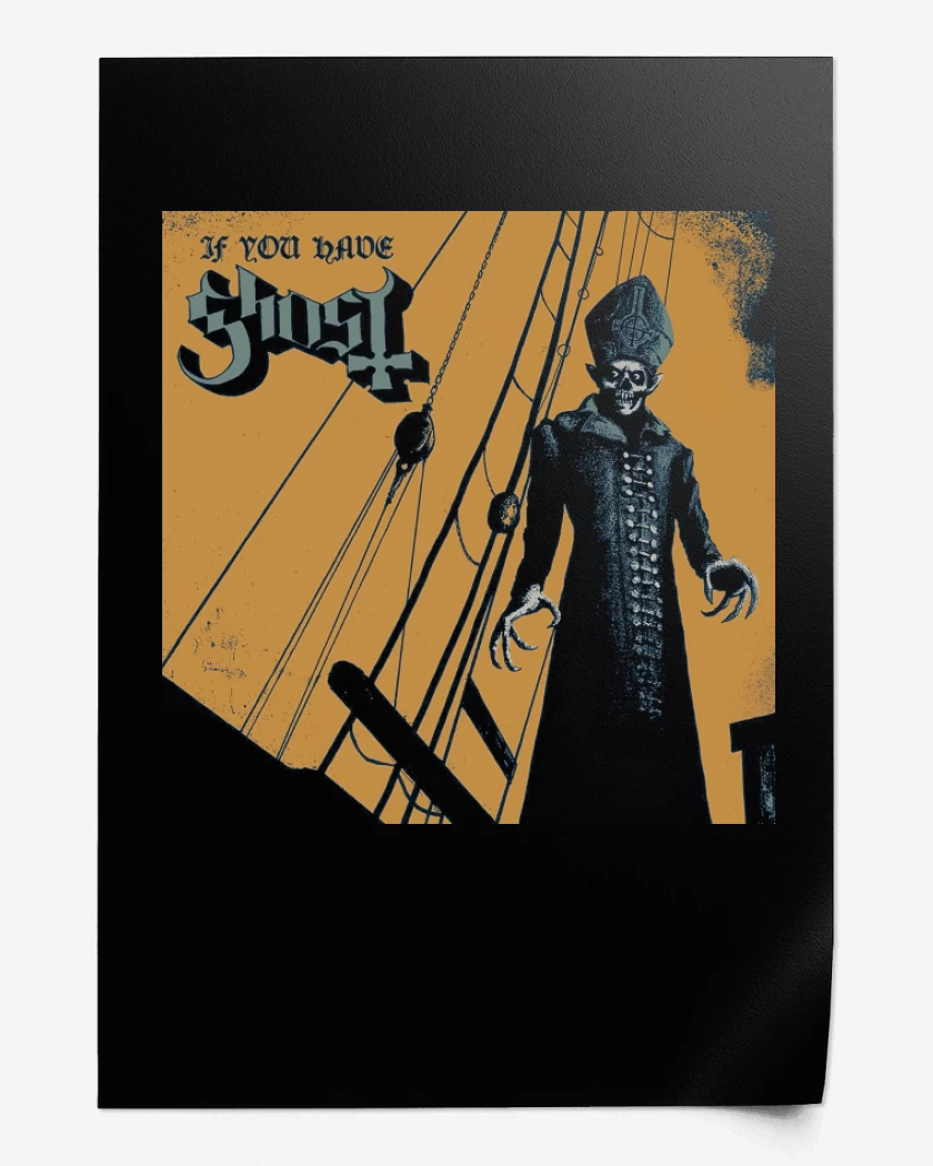 Print Negro de Ghost If You Have