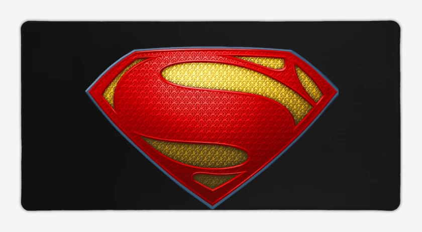 Mouse pad Gamer Negro de Superman color