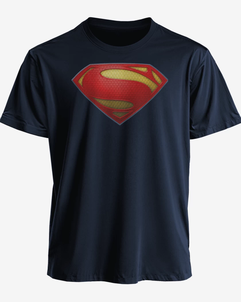 Polera premium Azul Marino de Superman color
